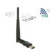 delock 12462 usb 20 dual band wlan ac a b g n stick 433 150 mbps with external antenna photo