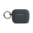 guess cover silicone for apple airpods pro blue guacapsilglbl photo