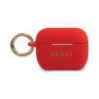 guess cover silicone for apple airpods pro red guacapsilglre photo