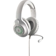 spartan gear medusa wired headset white grey photo