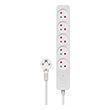 savio lz 10 surge protection power strip 5 sockets 5m photo