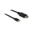 delock 82699 cable mini displayport 12 male displayport male 4k 3m photo