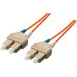 equip 253311 fiber optic patchcable sc sc duplex mm 50 125 om2 orange lsoh 1m photo