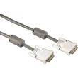 hama 45076 dvi single link cable double shielded 18m photo