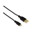 hama 135700 flexi slim micro usb cable gold plated twist proof 075m black photo