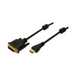 logilink ch0004 hdmi to dvi d cable gold plated 20m black photo