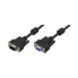 logilink cv0006 vga extension cable male female double shielded with 2x ferrit core 5m black photo