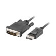 lanberg cable displayport m dual link v12 dvi d m 24 1 1m black photo