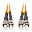 lanberg fiber optic patchcord mm st upc st upc duplex lszh om2 50 125 30mm 1m orange photo