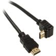 inline hdmi cable angled with ethernet black 5m photo