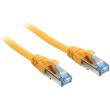 inline patch cable cat6a s ftp pimf 500mhz yellow 05m photo