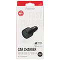 hama 201690 car charger usb c usb a power delivery pd qualcomm 32 watt black extra photo 1