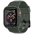 spigen rugged armor pro band for apple watch 4 5 6 se 44 mm green extra photo 1