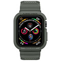 spigen rugged armor pro band for apple watch 4 5 6 se 44 mm green extra photo 2