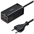 baseus gan3 pro desktop fast charger 2x usb x 2 type c 100watt black extra photo 1