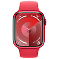 apple watch series 9 mrxk3 45mm product red aluminium case with product red sport band m l extra photo 1