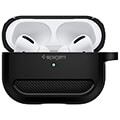 spigen rugged armor black for airpods pro 2 extra photo 1