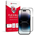 forcell flexible nano glass 5d for iphone 14 pro black extra photo 1
