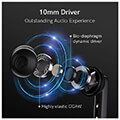 qcy t13 anc black tws 10mm dynamic driver 4 mic 28db anc bluetooth 53 7hr 30hr 75ms latency extra photo 2