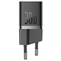 baseus mini wall charger gan5 30w black extra photo 3