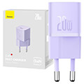 baseus mini wall charger gan5 20w purple extra photo 4