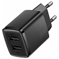 baseus universal wall charger mini dual u 2x usb 21a 105w black extra photo 2