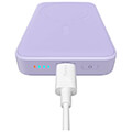 baseus wireless powerbank qi 10000mah mini magnetic magsafe 20watt purple extra photo 4