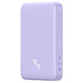 baseus wireless powerbank qi 10000mah mini magnetic magsafe 20watt purple extra photo 5