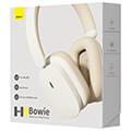 baseus bowie h1 wireless bluetooth headphones anc white extra photo 5