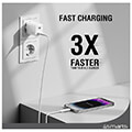 4smarts wall charger pd dual port usb type c 25w white extra photo 2