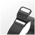 dux ducis milanese steel magnetic strap for samsung galaxy watch huawei honor xiaomi 22mm black extra photo 1