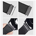 dux ducis milanese steel magnetic strap for samsung galaxy watch huawei honor xiaomi 22mm black extra photo 2
