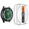 spigen glass tr ez fit 2 pack for samsung galaxy watch6 classic 47mm extra photo 2