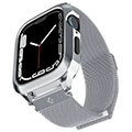 spigen metal fit silver for apple watch 41mm 40mm 38mm extra photo 2