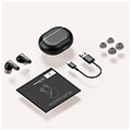 soundpeats bluetooth earphones capsule3 pro anc black extra photo 3