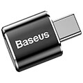 baseus mini adapter usb female to type c male converter black extra photo 4