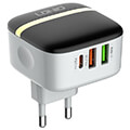 ldnio wall charger a3513q 2usb usb c 32w usb c cable extra photo 2