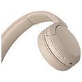 sony whch520 bluetooth headset beige extra photo 5