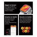 smartwatch zeblaze gts 3 plus with heart rate black extra photo 2