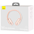 baseus encok d02 pro wireless over ear headphone pink extra photo 7