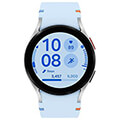 samsung galaxy watch fe 40mm silver blue strap extra photo 1