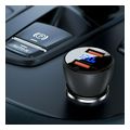 acefast car charger b7 45w 36a 2x usb a black extra photo 3