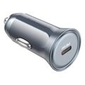 borofone bz26 searcher car charger 30w 3a 1x type c grey extra photo 1