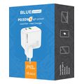 blue power wall charger 30w 3a 1x usb a 1x type c white extra photo 3