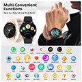 colmi smartwatch i28 ultra 143 amoled black extra photo 6