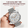 colmi smartwatch v65 132 amoled gold extra photo 1