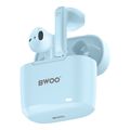 bwoo tws bw94 bu wireless headphones blue extra photo 2