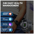 smartwatch zeblaze ares 3 plus 49mm with heart rate black extra photo 4