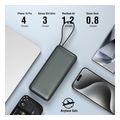 4smarts power bank enterprise with integrated usb c cable 20000mah 130w spacegrey extra photo 2