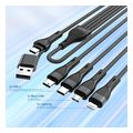 4smarts usb type c type a multi charging cable 4 in 2 12m black extra photo 4